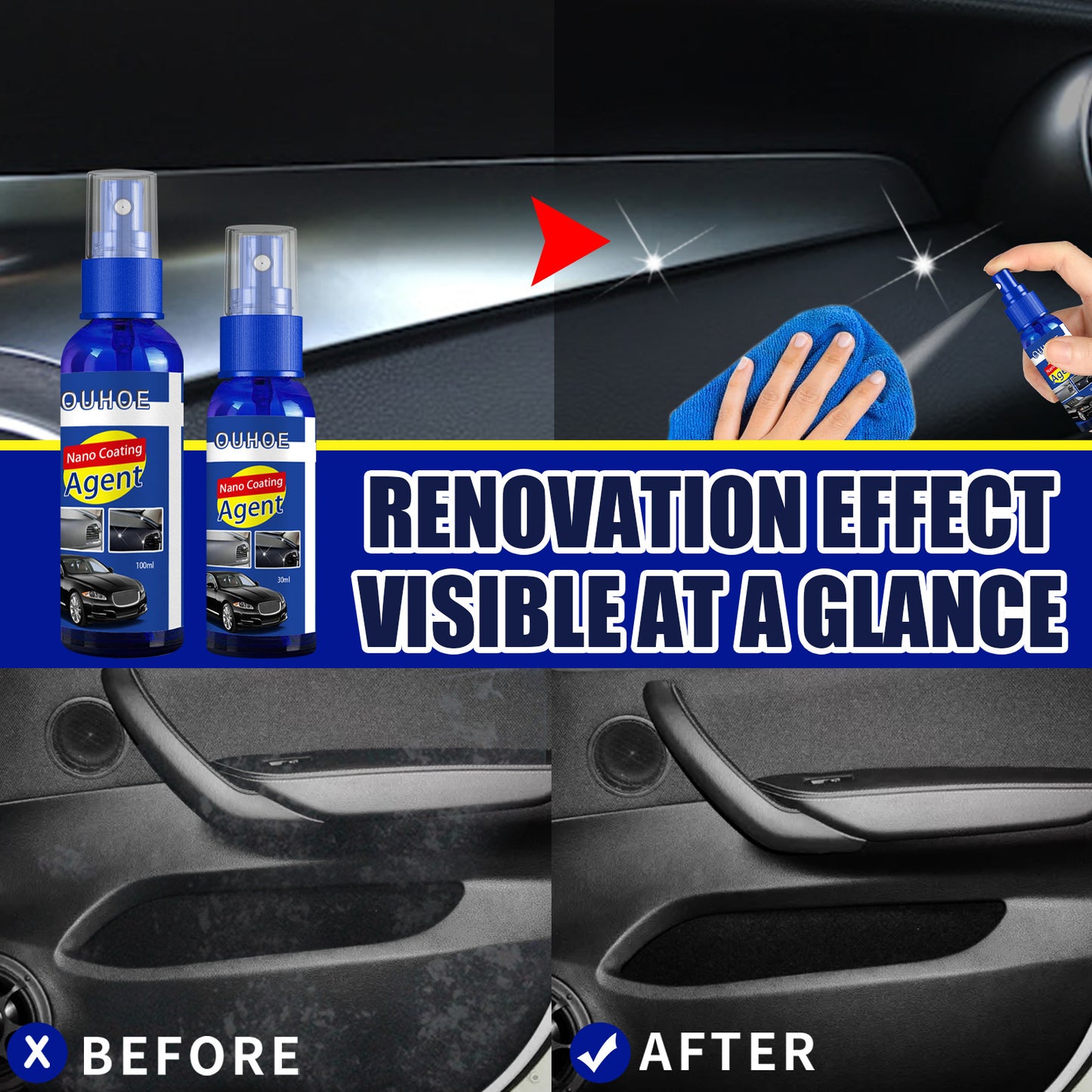 Car Plastic Interior Renovation Spray